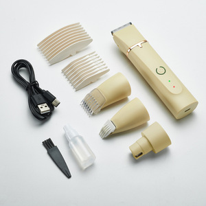 Kit de cortaúñas eléctrico inalámbrico 4 en 1 <span class=keywords><strong>para</strong></span> mascotas, juego de cortaúñas USB de bajo ruido <span class=keywords><strong>para</strong></span> perros y gatos, afeitadora segura <span class=keywords><strong>para</strong></span> mascotas alimentada por batería - Product Image 4