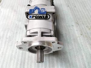ปั๊มเกียร์ XPower รุ่นใหม่ 705-56-34130 7055634130 สำหรับรถขุดตีนตะขาบ WA350-1 สีดำ/เงิน - Product Image 3