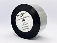 Pita Transfer Termal Premium N733 33mm 55mm 110mm X 500m untuk Pencetakan Label Barcode Industri