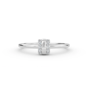 แหวนแต่งงานเพชรโมอิสธรรมชาติสีเงิน925พร้อมเครื่องประดับเพชรชั้นดีจากหินออนไลน์ขายส่งร้านค้า - Product Image 1