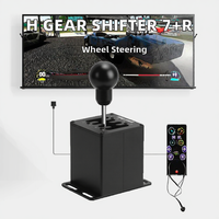 Sim Jack HQS-R8 H Levier de vitesses 7+R PC USB Joystick avec volant de jeu et frein à main pour Logitech G29/G27/G25/G920
