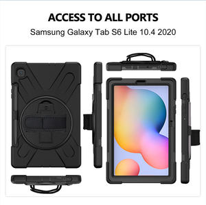 Pour <span class=keywords><strong>Samsung</strong></span> Galaxy Tab <span class=keywords><strong>S6</strong></span> <span class=keywords><strong>lite</strong></span> 10,4 pouces étui de protection antichoc avec protecteur d'écran intégré et poignet des mains - Product Image 4