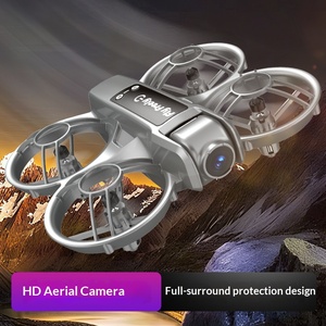 โดรนรุ่นใหม่ หลบหลีกสิ่งกีดขวางได้ กล้องคู่ ถ่ายภาพทางอากาศระดับมืออาชีพ ควอดคอปเตอร์บังคับวิทยุ สำหรับผู้ใหญ่ - Product Image 2