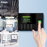 Eseye-huella dactilar de 2,4 pulgadas, registro de tiempo de detección facial, asistencia, Excel, Clocking