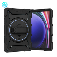 Housse de Tablette en Silicone avec Support pour Enfants, Compatible Samsung A9 A9 Plus (8.7 pouces, 11 pouces) et iPad Air 6ème Génération, Étui avec Porte-Crayon