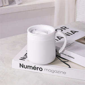 Tasse thermos moderne en acier inoxydable 304 nouvelle poignée de tasse de bureau portable transfrontalière Mini tasse à café simple pour cadeaux d'affaires chauds - Product Image 6