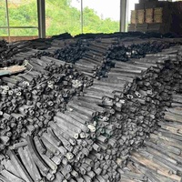 Charbon de bois en briquettes hexagonales de sciure de bois Type B pour chicha et barbecue, norme d'exportation, conteneur 40HQ