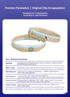 RFID Silikon-Armband mit Individuellem IC-Chip, Wasserdicht, Wiederverwendbar für Wasserparks, Fitness-Studios, Smart-Lock-Zugangskontrolle, Großhandel