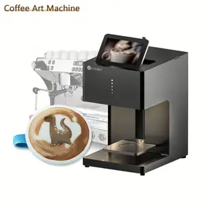Evebot eb-pro içecek gıda Espresso Cappuccino bisküvi Macaroon kek tost Selfie kahve yazıcı makinesi WIFI kamera