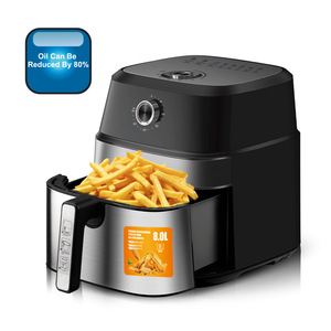 Friteuse à air électrique grande capacité 8L, four à air chaud sans huile - Product Image 2
