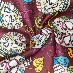 FABFAIRY-Chaqueta de sarga de seda <span class=keywords><strong>y</strong></span> poliéster, diseño de calavera fresca de color vino, gran oferta, para hombre, con patrón estampado - Product Image 6