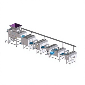 เครื่องตัดแผ่น AMF Tromp Sheeting Line มีจำหน่ายพร้อมมีดตัดด้านข้าง 2 ใบ สายพานลำเลียงเศษแป้ง รับประกัน 1 ปี น้ำหนัก 150 กก. - Product Image 1