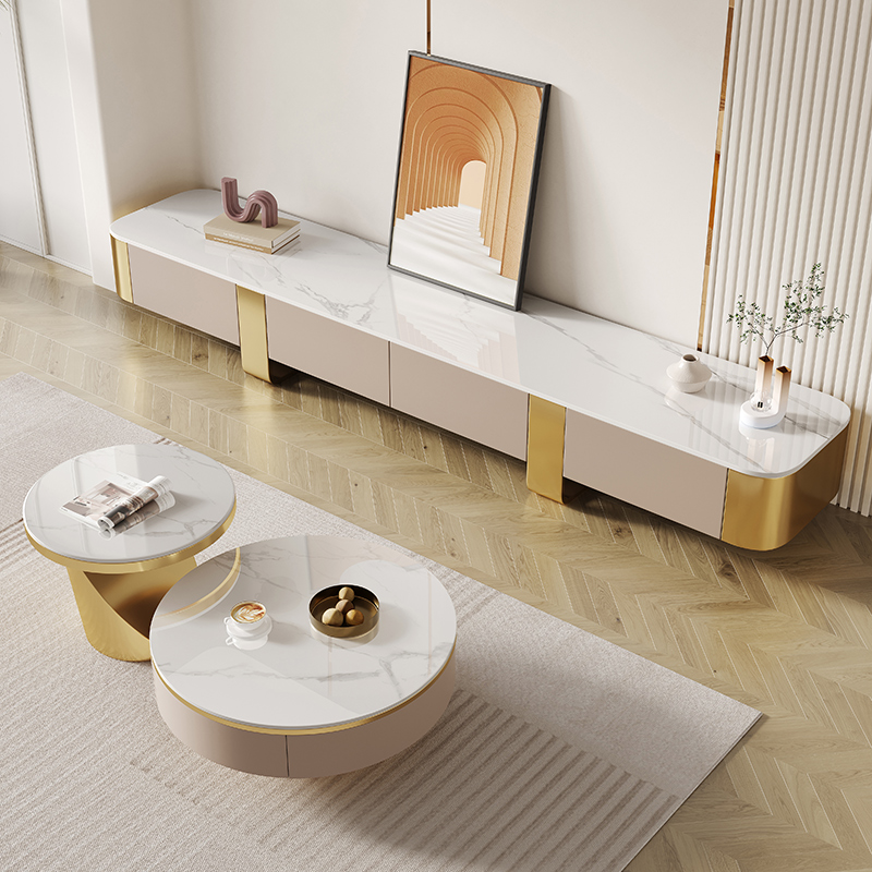 coffee table and console set