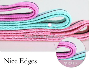 Bandes de cercle de hanche de <span class=keywords><strong>boucle</strong></span> de tissu élastique de haute qualité bandes d'entraînement de résistance lourde pour les exercices de fitness et la musculation - Product Image 2