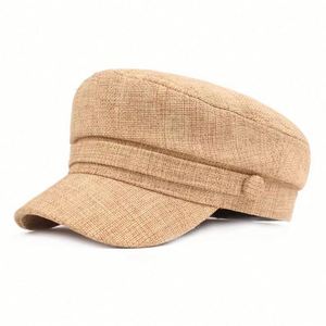หมวกแก๊ปแฟชั่นสำหรับผู้หญิง สวมใส่ได้ทุกวัน ฤดูใบไม้ผลิ ฤดูร้อน ฤดูใบไม้ร่วง ทำจากผ้าลินินเทียม ระบายอากาศได้ดี เหมาะสำหรับกีฬา ชายหาด และกิจกรรมทั่วไป - Product Image 3