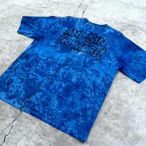 Camiseta Tie Dye de Algodón Personalizada OEM ODM, Camiseta de Verano de Manga Corta con Degradado, Cuello Redondo Holgado, Camisetas Tie Dye para Hombre - Product Image 3