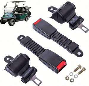 4 penumpang (2 + 2) Kit sabuk pengaman troli Golf dapat ditarik untuk EZGO, Yamaha, mobil Klub - Product Image 2