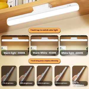 Luz LED para armario y armario de cocina recargable por USB, lámpara magnética fina inalámbrica para uso doméstico, iluminación de mostrador - Product Image 2