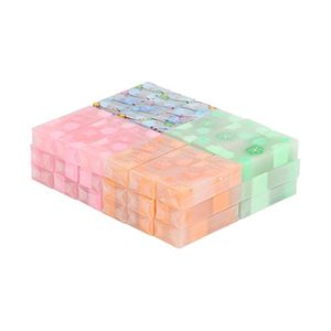 4 Colors Custom Kawaii Stationery Flower <b>Eraser</b> PVC Jelly Pencil <b>Eraser</b> with Logo - Product Image 2