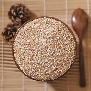 Semillas de Sésamo Blancas Naturales Crudas, Sésamo Descascarillado Limpio, Materia Prima de Grado Alimenticio para Hornear, Salsas y <span class=keywords><strong>Bebidas</strong></span> - Product Image 4