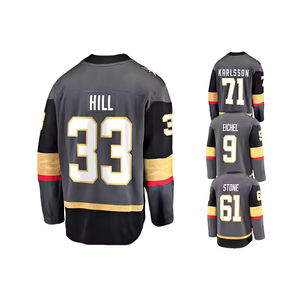 Camiseta de Hockey sobre Hielo Personalizada TOP 2025, Nueva, Cosida, con los Números 9 Elchel, 33 Hill, 61 Stone, 71 Karlsson - Product Image 4