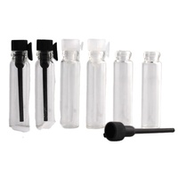Botol tes parfum Mini, botol sampel parfum Mini kaca 1ml