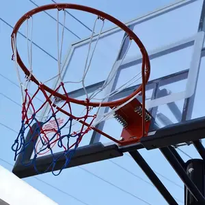 High Quality Durable Solid Steel Indoor Basketball Hoop Hot Selling Double Compression Spring Design Court Equipment