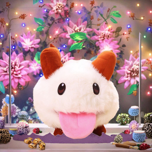 Muñeco de Peluche de Anime, Juguete de Peluche Suave Blanco <span class=keywords><strong>Poro</strong></span> con Relleno de Algodón PP para Niños, Decoración del Hogar - Product Image 3
