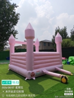 Vente directe usine – Château gonflable commercial en PVC, rose princesse, pour extérieur, location pour fêtes