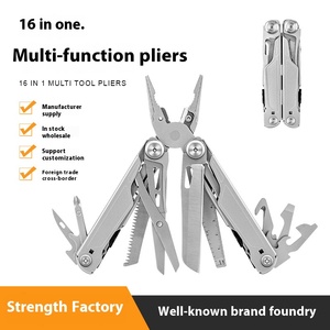 17 1 Thép Di Động Ngoài Trời Survival Cắm Trại <span class=keywords><strong>Pocket</strong></span> Dao Cắt Kết Hợp Kìm <span class=keywords><strong>Multitool</strong></span> Mở Chai DIY OEM Công Nghiệp - Product Image 5