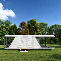 Maison-capsule en aluminium K7, alimentée à l'énergie solaire, mobile, portable, moderne, pour hôtel, bureau, cuisine, appartement, salon, éco-responsable