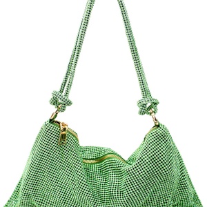 Boshiho Luxury <b>Small</b> Evening Clutch Bag Rhinestone Colorful Diamond Lattice <b>Purse</b> Bling Party Fashionable High Quality Wedding - Product Image 3