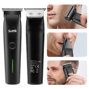 <span class=keywords><strong>Tondeuse</strong></span> à poils du corps <span class=keywords><strong>Resuxi</strong></span> 981 pour hommes, <span class=keywords><strong>tondeuse</strong></span> à nez, rasoir électrique sans fil rechargeable 3 en 1 - Product Image 2