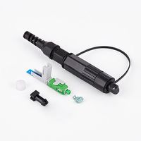 FTTH Optic Fiber Connector Assembly Ceramic Version 90mm Fiber Optic Cold Connector Splice