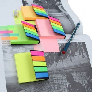 Student Popular Mini Fluorescence Colour Cute School Sticky Note Memo Pad - Product Image 3