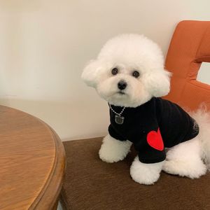 Sweat-shirt doublé polaire style coréen pour l'automne/hiver, pour chats et chiens, y compris Teddy, Pomeranian, Bichon Frise, Yorkshire - Product Image 2
