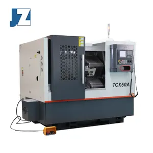 CE standart TCK50A 4 eksen cnc torna eğimli yatak cnc torna FANUC/SIEMENS cnc torna makine için metal torna merkezi