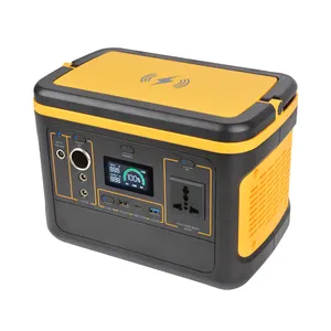 New Arrivals Outdoor Solar Energy Generator OEM 600W Shop Outdoor Camping Carrying Bag Wireless Solar Power Station 110V 220V