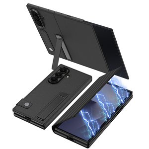 เคสโทรศัพท์แบบมีช่องใส่การ์ด เหมาะสำหรับโทรศัพท์แบบพับสามตอน ZTriFold เคสแบบฝาพับ หนัง พร้อมช่องใส่ของอื่นๆ ครบครัน - Product Image 3