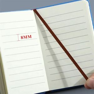 Mini Libreta de Bolsillo A7, 100 Hojas, Tapa Dura, Agenda, Diario, Planificador con Encuadernación Térmica y Cubierta de Cuero - Product Image 4