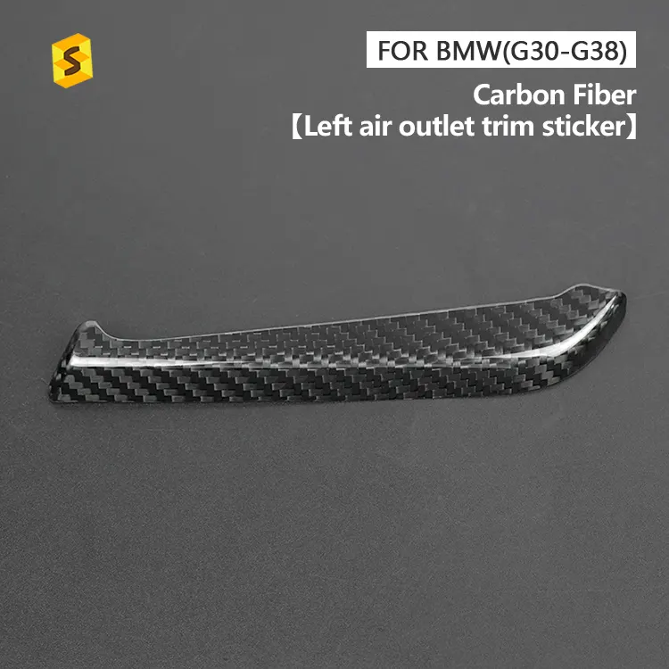 Es Koolstofvezel Auto-Accessoires Aantrekkelijk Modern Design Linker Luchtuitlaat Trim Sticker Voor Bmw (G30-G38)