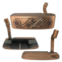 Clubs de golf putter 3 lofts en acier inoxydable usiné CNC de précision, personnalisés OEM, pour droitiers, avec tête de putter, vente en gros