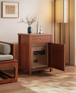 Coffre-fort rétro en bois massif, design dissimulé, antivol, pour maison, villa, marché du Moyen-Orient - Product Image 2