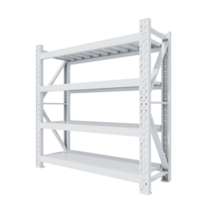 Estantería de acero Estante de metal ajustable sin tornillos Uso de almacenamiento de palés Estante de metal Estante y estantes apilables - Product Image 1