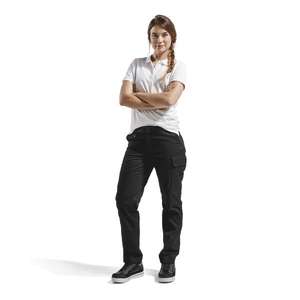 BLAKLADER - 339010501000XXXL Polo Mujer Blanco-EAN 7330509500354 CAMISETAS Y POLOS DE TRABAJO - Product Image 3