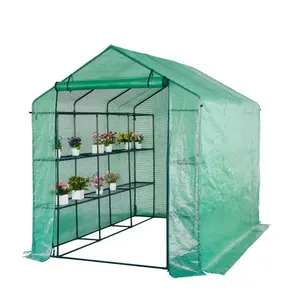 温室室外植物帐篷房温室圆山墙顶部花园温室热棚