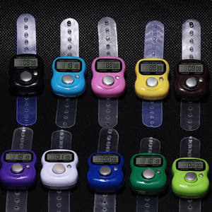 Chronomètre électronique portable Fujian Ring Timer avec affichage LED, compte à rebours, en plastique, pour étudiants, laboratoire, course à pied, plage de comptage jusqu'à 999 999 - Product Image 1