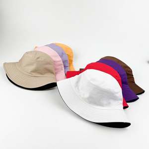 หมวกตกปลาปีกกว้างหมวกทรงถังสองด้านปักโลโก้ได้ตามต้องการ - Product Image 3