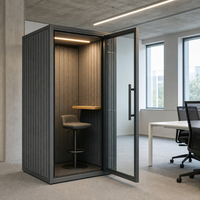 Cabine insonorisée pour bureau, pod acoustique, cabine de confidentialité, isolation phonique, pod téléphonique pour salle de réunion, studio, personne unique, mobile