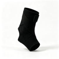 Attelle de cheville sportive pour basketball, course à pied, badminton – Soutien de cheville à compression croisée avec sangles réglables – Hommes, femmes, unisexe